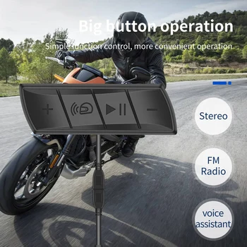 Мотоциклетный Шлем Гарнитура Bluetooth 5.0 Домофон Беспроводные Наушники С Микрофоном Шумоподавляющие Наушники Прочные Простые В Использовании